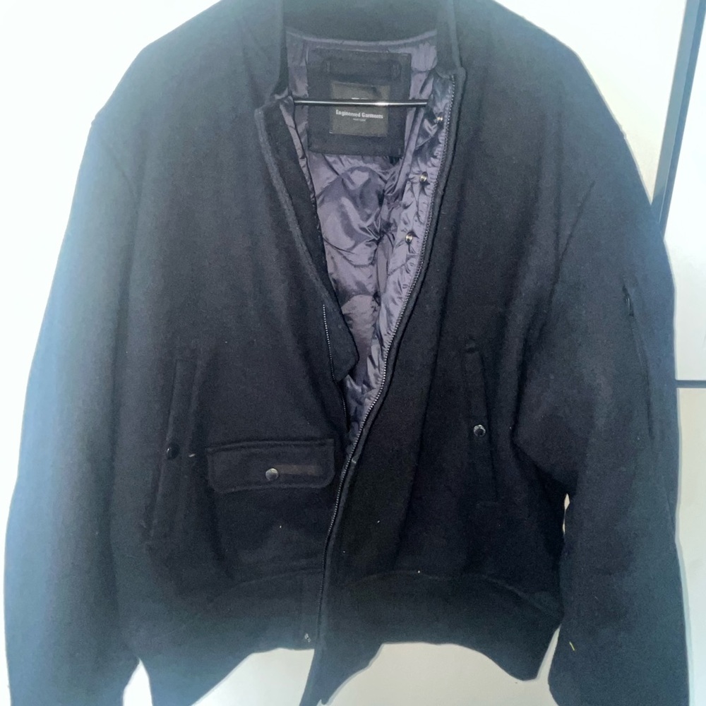Men's Black Bomber Jacket
